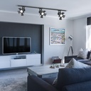 Світлодіодний трековий світильник Feron AL110 20Вт 4000K чорний