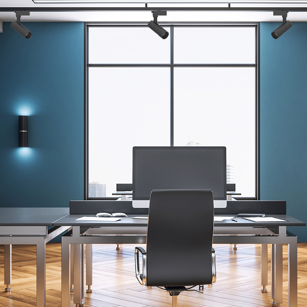 Світлодіодний трековий світильник Feron AL140 10Вт 4000K чорний