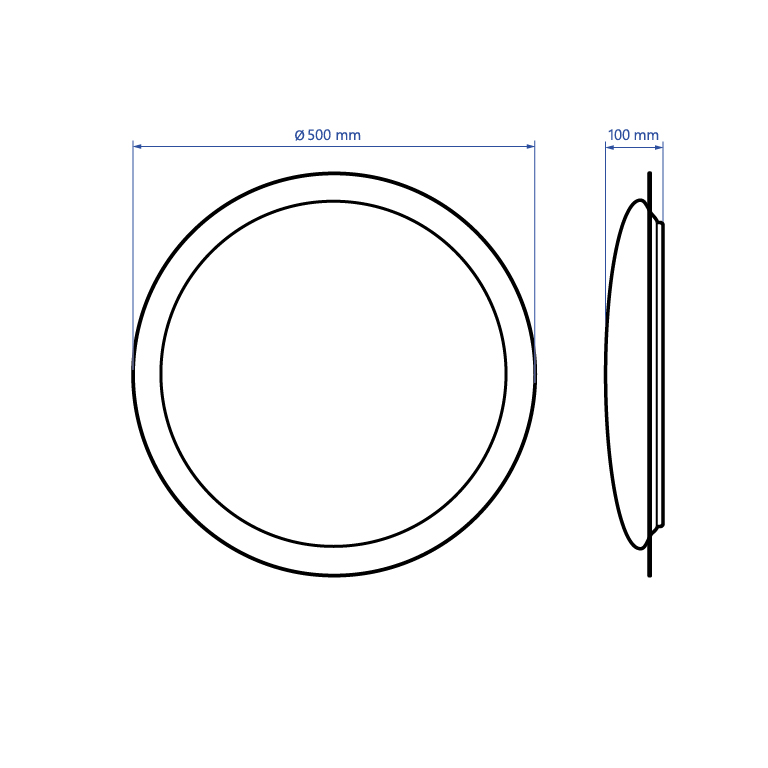 Світлодіодній накладний світильник Feron AL6010 SIRIUS 72Вт
