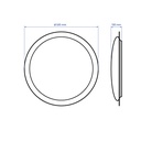 Світлодіодній накладний світильник Feron AL6010 SIRIUS 72Вт