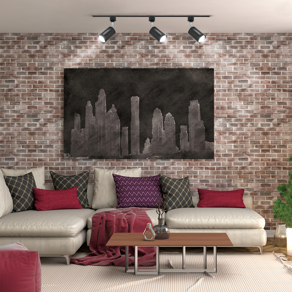 Трековий світильник Feron AL155 під лампу чорний