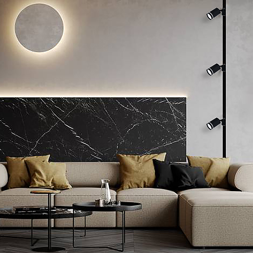 Трековий світильник Feron ML338 під лампу чорний