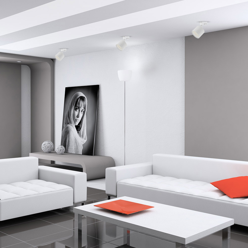 Трековий світильник Feron ML363 під лампу білий