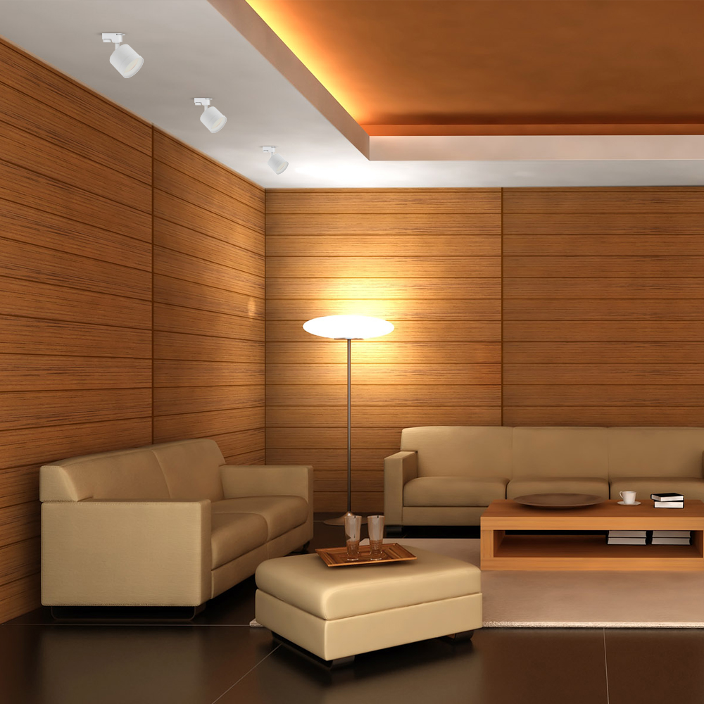 Трековий світильник Feron ML363 під лампу білий