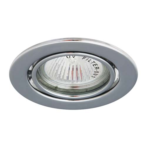 Вбудований світильник Feron DL11 під лампу хром