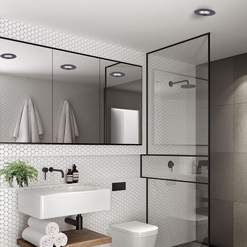 Вбудований світильник Feron DL11 під лампу чорний