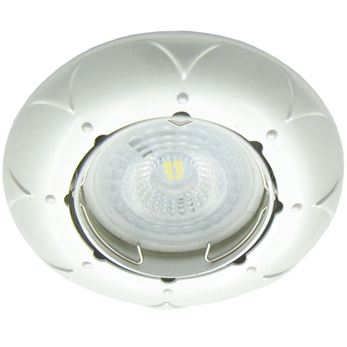 Вбудований світильник Feron DL6022 під лампу перлове срібло