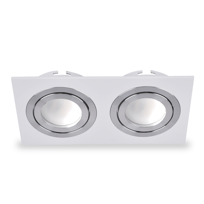 Вбудований світильник Feron DL6122 під лампу білий