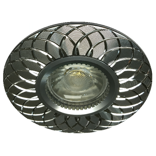 Вбудований світильник Feron GS-M888 під лампу срібло