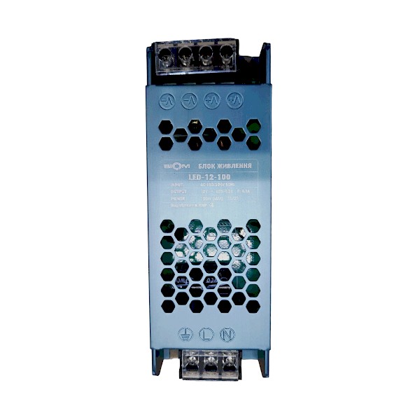 Блок живлення BIOM DC12 100W 8.3А LED-12-100