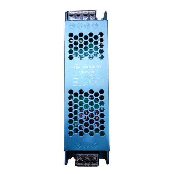Блок живлення BIOM DC12 200W 16.5А LED-12-200