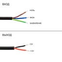 Блок живлення BIOM Professional DC12 100W WBP-100 8,3А герметичний