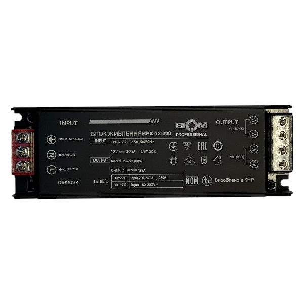 Блок живлення BIOM Professional DC12 300W BPX-12-300 25А