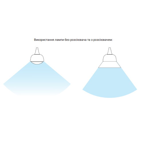 Відбивач пластиковий REF652 для світлодіодної лампи LB-652