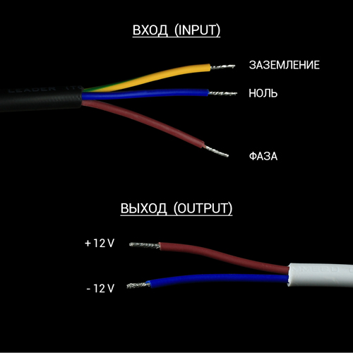 Блок живлення BIOM Professional DC12 80W WBP-80-12 6,6А герметичний