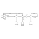 Вулична гірлянда Белт-лайт CL50-13-1 чорний