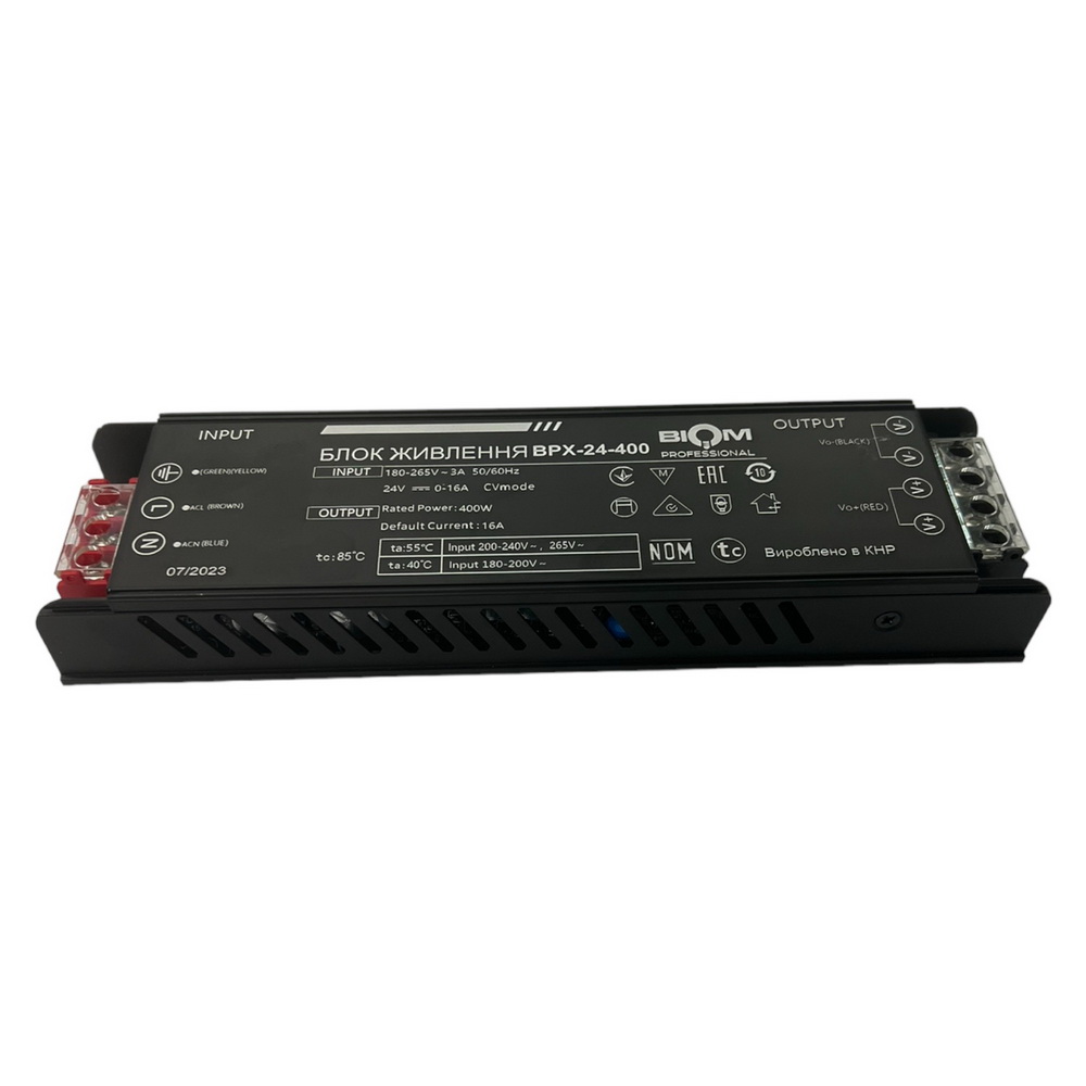 Блок живлення BIOM Professional DC24 400W BPX-24-400 16,6А