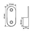 Бокове кріплення ZPO-30S до профилю LPO-30