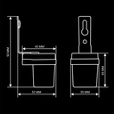 Датчик освітлення BIOM PHS-06 max 1400Вт, 6А, сутінковий