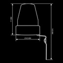 Датчик освітлення BIOM PHS -07 max 2400Вт, 10А, суміречний