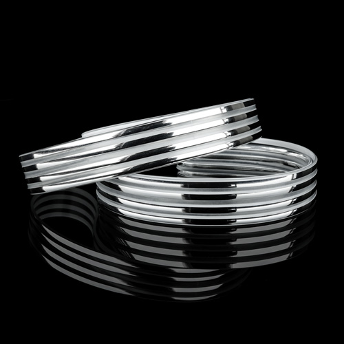 Декоративна стрічка DS-R480-08-4S до світильників DEL-R-20-42-4 DIY та SML-R20-80-DIY(4 срібні смужк