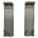 Заглушка BIOM ZP-501 до профілю PLP-501 (комплект 2 шт.)