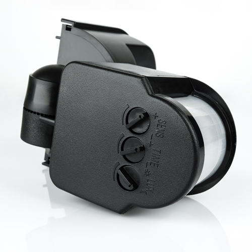 Інфрачервоний датчик руху BIOM IRM-02B max 1200Вт 180°, настінний, чорний