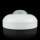 Інфрачервоний датчик руху BIOM IRM-03W max 1200Вт 360°, стельовий, білий