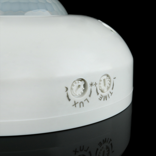 Інфрачервоний датчик руху BIOM IRM-03W max 1200Вт 360°, стельовий, білий