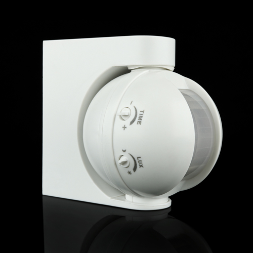 Інфрачервоний датчик руху BIOM IRM-04W max 1200Вт 180°, настінний, білий