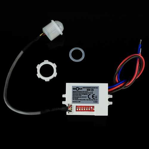 Інфрачервоний датчик руху BIOM IRM-05 max 100Вт 360°, врізний, білий