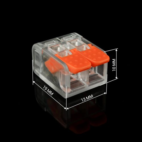Клема швидкого монтажу WT-462 2 входа 32А 400В 0.14-4mm2