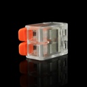 Клема швидкого монтажу WT-462 2 входа 32А 400В 0.14-4mm2