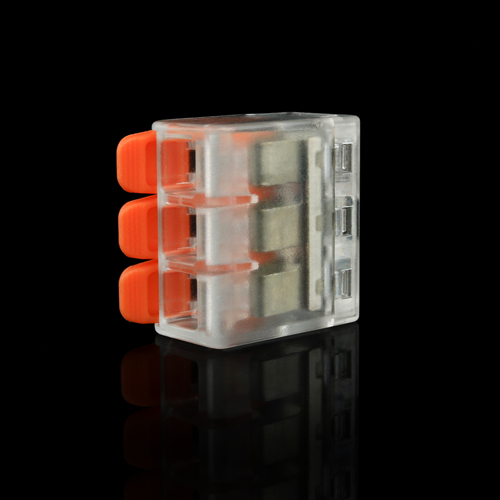 Клема швидкого монтажу WT-463 3 входа 32А 400В 0.14-4mm2