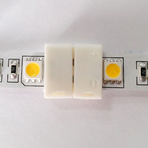 Конектор для свiтлодiодних стрiчок OEM №2 10mm joint (затискач-затискач)