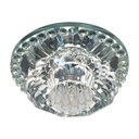 Вбудований світильник Feron JD125 під лампу прозорий