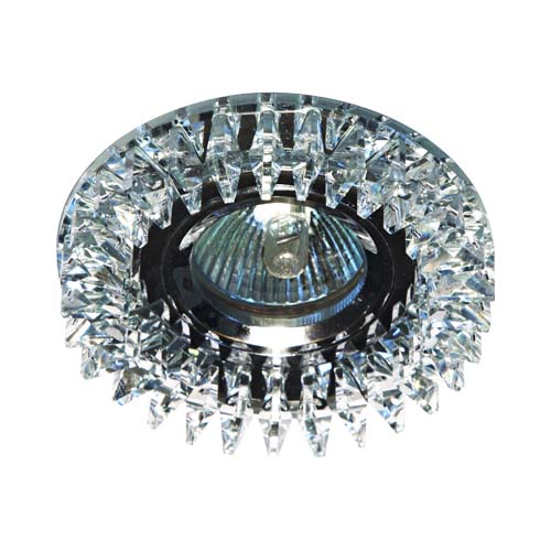 Вбудований світильник Feron CD2540 під лампу прозорий