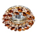 Вбудований світильник Feron CD4141 під лампу коричневий золото