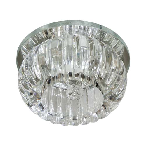 [4417] Вбудований світильник Feron C1010 під лампу з підсвіткою прозорий