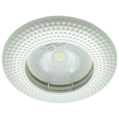 Вбудований світильник Feron DL6042 під лампу перлове срібло