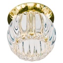 Вбудований світильник Feron JD93 під лампу прозорий матовий золото