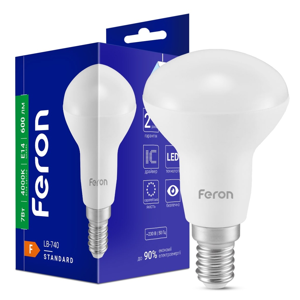Світлодіодна лампа Feron LB-740 7Вт E14 4000K