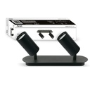 Накладний поворотний світильник Feron ML311-2 під лампу чорний