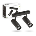 Світлодіодний накладний світильник Feron AL556-2 20Вт 4000K чорний