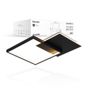 Світлодіодна накладна люстра Feron AL6200 QUADRO S 50Вт чорний