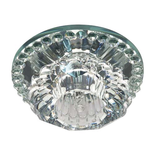 Вбудований світильник Feron JD125 під лампу прозорий