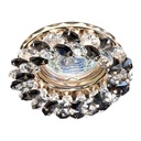 Вбудований світильник Feron CD4141 під лампу сірий золото