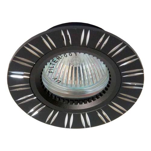 Вбудований світильник Feron GS-M393 під лампу чорний