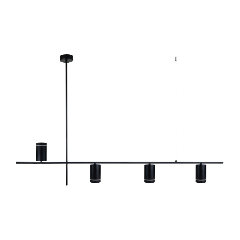 Накладний світильник Feron ML374 під лампу на підвісі чорний