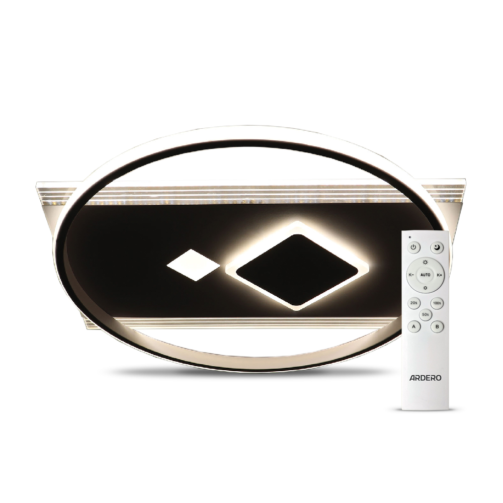 Світлодіодна накладна люстра Ardero AL6110ARD CALIPSO 68Вт білий